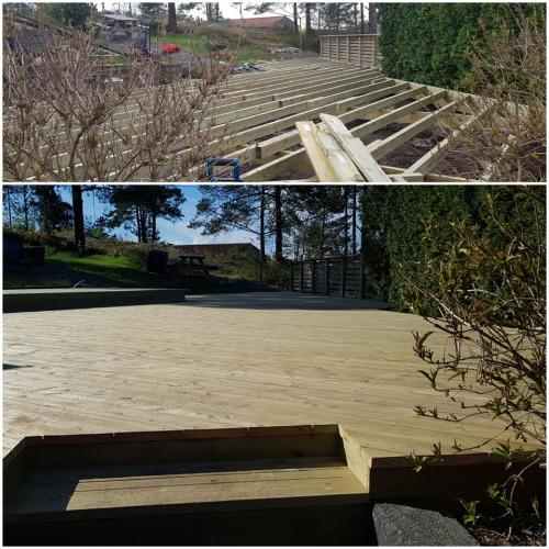 100m2 terrasse i Søgne